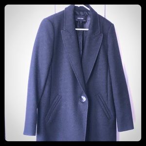 Black Zara overcoat